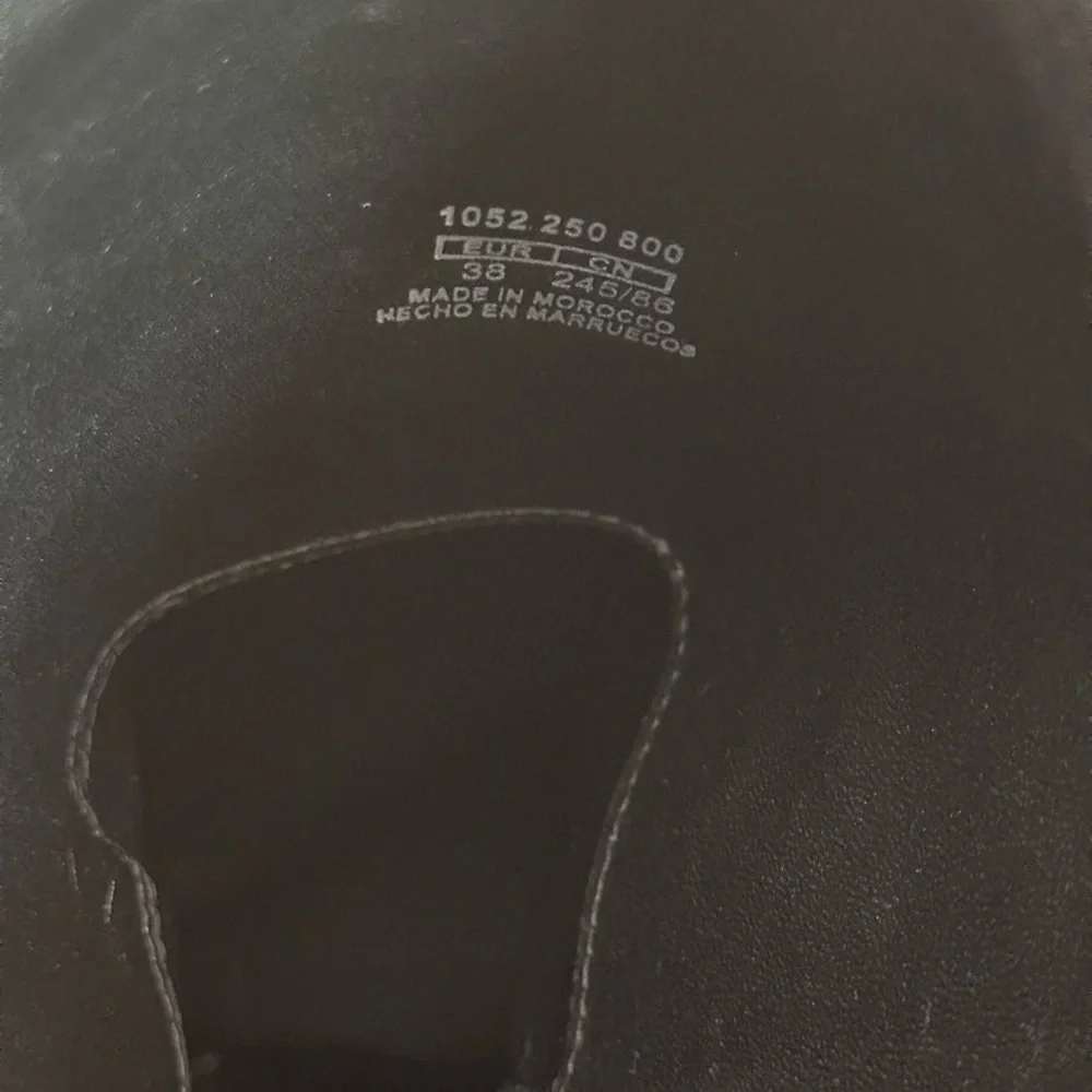 Massimo Dutti Black Leather Riding Boots - Picture 10 of 10
